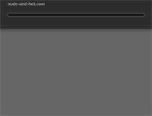 Tablet Screenshot of nude-and-hot.com
